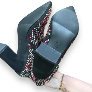 Wild Pair Ingridd multicolored bling dress booties NEW size 7M thumbnail 5