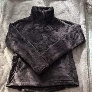 EUC Women's North Face Osito 1/4 Zip Hybrid Fleece Jacket size M thumbnail 1