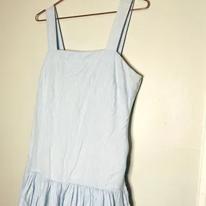 Draper James Women’s Blue White 100% Cotton Eyelet Embroidered Dress Size 6 thumbnail 6
