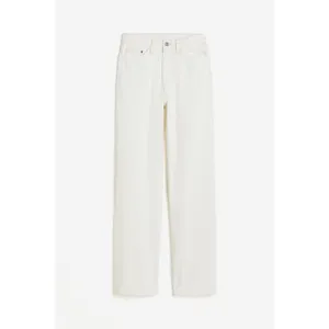 ✨H&M White Wide Ultra High Sz 6 White Jeans✨ thumbnail 4