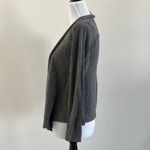 Ambiance Grey Cardigan Sweater Sz SM‎ thumbnail 3