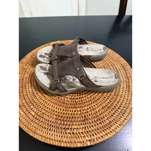 Merrell Bracken Brown Leather Slide Sandals Womens 7 J62322 Outdoor Comfort thumbnail 4