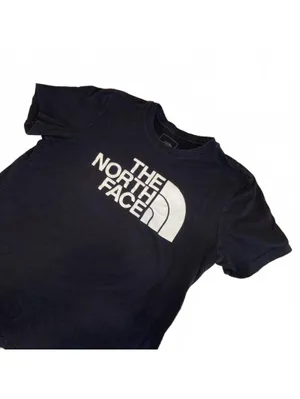 The North Face Woman’s Medium Black Logo Graphic T-Shirt Summer Tee Ladies Med thumbnail 3