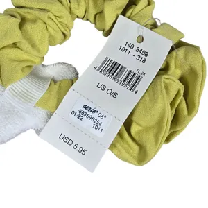 Aerie 4 Piece Scrunchie Set Floral Pink Giraffe Print Yellow Daisy‎ thumbnail 5