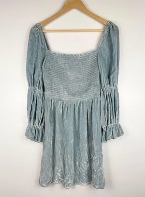 Reformation Albi Velvet Mini Dress thumbnail 2