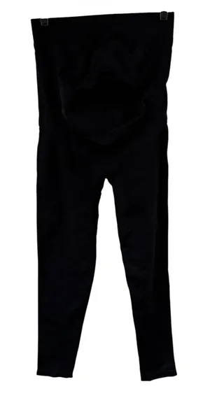 Blanqi Everyday Maternity Belly Support Leggings Womens Size Large Black Pull On thumbnail 1