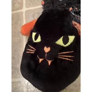 Hyde and EEK Women's Cat Flip Sequin Halloween Slipper Socks Grippers M-L 8-10 thumbnail 3