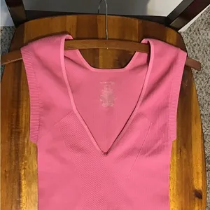 Free People V-Neck Ribbed Top XS/S in Sweet Pea New Without Tags thumbnail 9