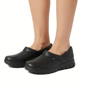 Skechers Work Women's Relaxed Fit Slip Resistant Work Shoe Black Size 8 thumbnail 1