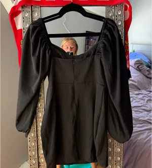 Princess Polly Black Long Sleeve Mini Dress thumbnail 2
