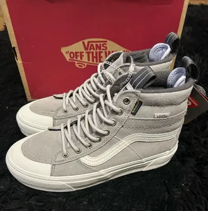 VANS sk8-hi top MTE gray waterproof lace up shoes sneakers women’s 8.5 new thumbnail 1