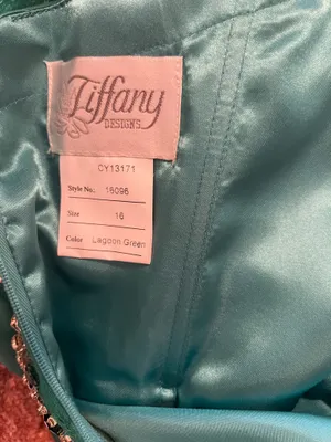 Tiffany Designs Elegant fancy maxi prom dress thumbnail 4
