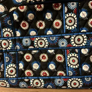 Vera Bradley Tote 14 x 10 blue women's handbag thumbnail 3