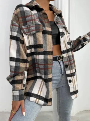 Plaid Light Jacket Size XL thumbnail 1