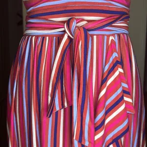 Anthropologie Maeve Gabriela Sleeveless Faux Wrap Ruffle Maxi Dress NWT Small thumbnail 9