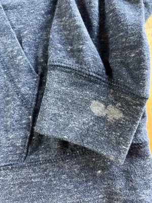Nike Women’s Full Zip Hoodie Blue Speckled Dri Fit Sweatshirt Size L thumbnail 2