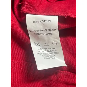 Southpole Men's Red Embroidered Long Sleeve Button Up Shirt Shacket Jacket Sz M thumbnail 7