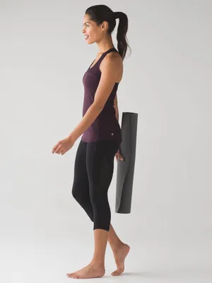 LULULEMON Cool Racerback II Deep Breath in Black Cherry Sz. 4 Small thumbnail 2