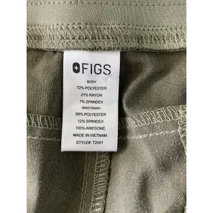Figs Scrub Pants Men's 2XL Green Axim Cargo Elastic Waist Technical Medical thumbnail 7