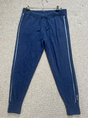 Ralph Lauren RLX Washable Cashmere Jogger Pants Blue with white accent Size L thumbnail 1