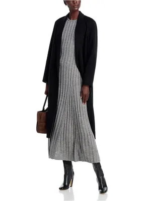 NWOT French Connection baby soft fit and flare midi dress size large gray thumbnail 3