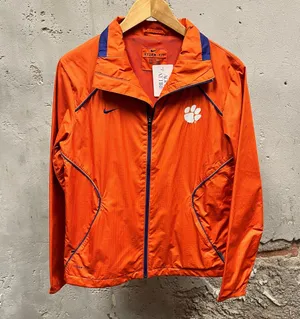 Nike Storm-Fit Clemson Tigers CU Full Zip Rain Jacket Small S 4/6 Collegiate thumbnail 1