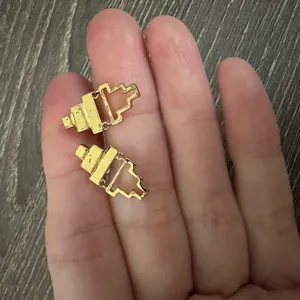 Gorjana Peytin Hinged Stud Earring 18K Gold Plated thumbnail 8
