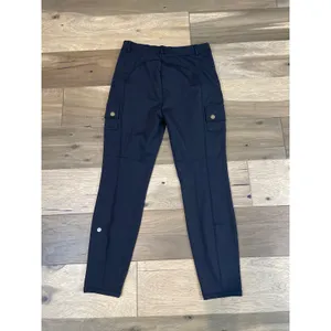 Halara Cargo Pants Size M Navy High Waisted Utility Skinny Stretch Snap Pocket thumbnail 9