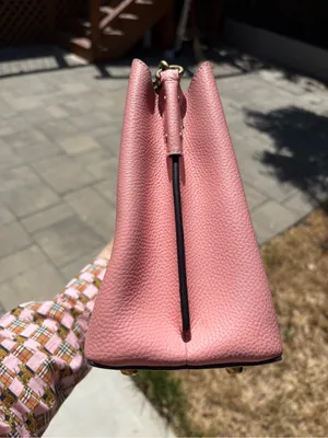 Coach Leather Crossbody Handbag With Short Strap Including Tag Pink thumbnail 8