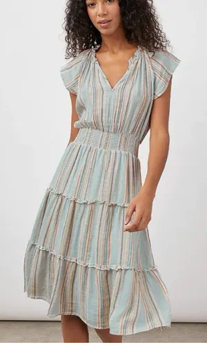 Rails Multicolor Striped‎ amellia cotton Midi Dress small sag harbour linen cott thumbnail 1