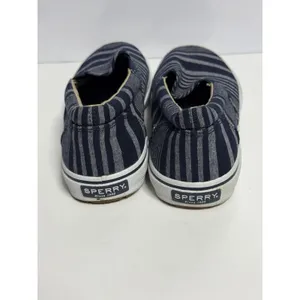 SPERRY Top-Sider 'Stripper' Blue Striped Canvas Slip On Sneakers Men's 8M C-4 thumbnail 3