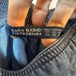 X82. Zara blue denim skirt with elastic waistband Size XS thumbnail 2