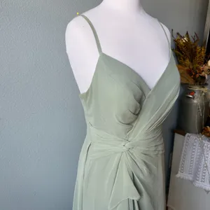Azazie Akita A-Line Chiffon Dress Size 10 thumbnail 7