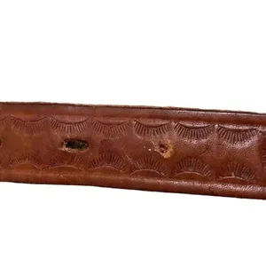 Brown Leather Weaved Western Bohemian Buckle One Size thumbnail 11