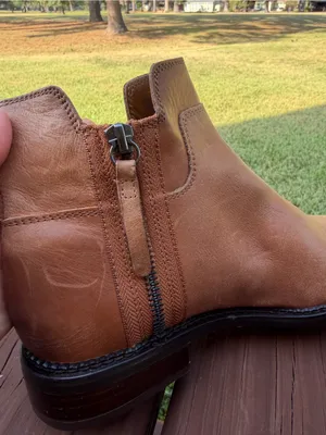 Franco Sarto Halford Brown Leather Ankle Boots Size 5.5 MSRP $160 thumbnail 6