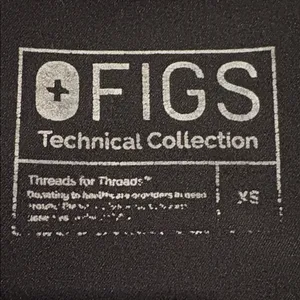 Figs XS Black Casma 3 Pocket Scrub Top Shirt FW1100 thumbnail 3
