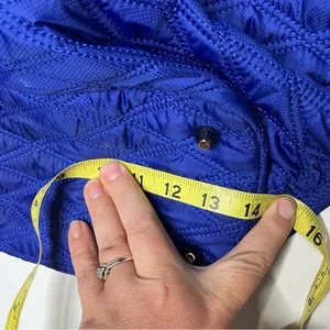 Baggallini quilted tote bag royal blue 20” x‎ 12” x 5.75” thumbnail 13