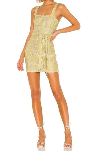 Tularosa Soree Dress in Yellow Floral thumbnail 1