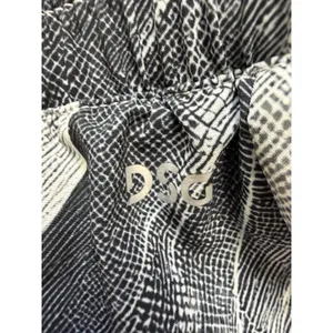 DSG Womens High Rise Stride Athletic Shorts Black White Abstract Print Small NWT thumbnail 2