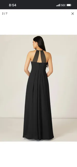 Azazie Bridesmaid Dress Black thumbnail 2