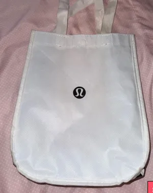White Lululemon Tote Bag thumbnail 1