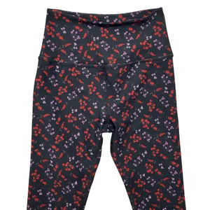 Beyond Yoga Women Leggings M Black Floral High Rise Stretch Yoga Athleisure‎ thumbnail 2