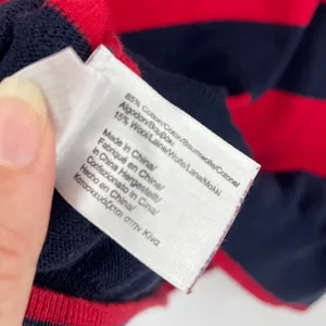 Brooks Brothers Y2K Womens Sweater Sz L Preppy Varsity Americana Stripe Academia thumbnail 10
