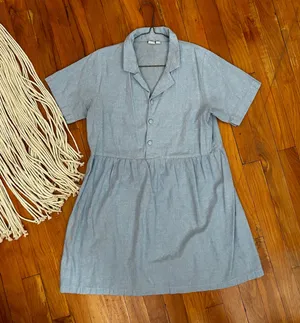 GUU STORE Vintage blue button down dress thumbnail 1
