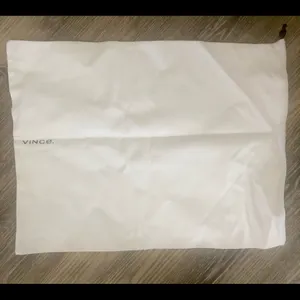 Vince white drawstring dust bag thumbnail 4