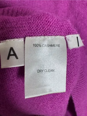 Loft Purple Cashmere V-Neck Cozy Women's Sweater thumbnail 8