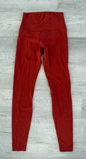 Lululemon 4 autumn rust align leggings thumbnail 1