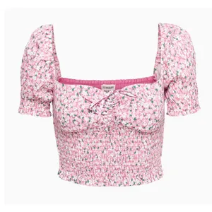 Sunday Best Sinatra Smocked Puff-Sleeve Crop Blouse Top Jam Packed Floral Small thumbnail 1