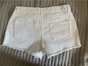 White denim shorts thumbnail 2