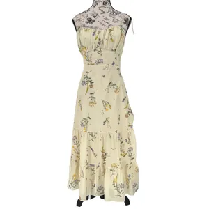 Showpo Wild Flowers Tie-Strap Cami Midi‎ Dress Size 4 Floral Y2K Garden Wedding thumbnail 2